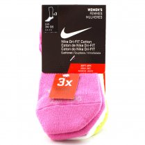 Nike 3 Pack Dri-Fit Cushion Women's Quarter Socks