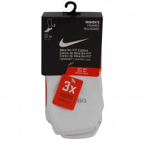 Nike 3 Pack Dri-Fit Lightweight Women's Socks White