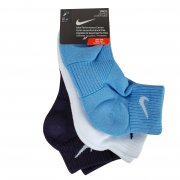 3 Pack Quarter Cushion Youth Socks Multi