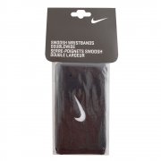 Swoosh Double Wristband Black