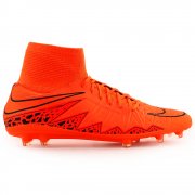 Nike Adult's Hypervenom Phatal II DF Firm Ground Boots Orange