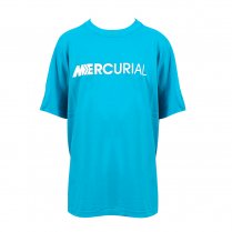 Nike Boy's Leg Mercurial Logo Tee Blue