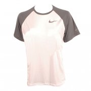 Nike Boys' Miler GFX Short-sleeve Crew T-Shirt White