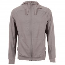 Nike Dri-Fit Touch Full Zip Men's Fleece Hoody Grey