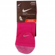 Nike Elite Running Cushion No-show Tab Women's Socks Pink