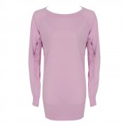 Epic Long Crew Top Pink