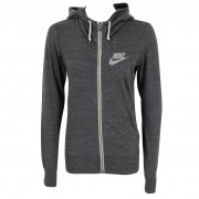 Gym Vintage Women's Full Zip Hoody Grey