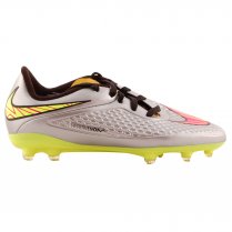 Nike Hypervenom Phelon Firm Ground Junior Football Boot Silver