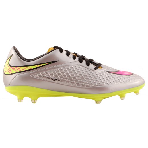 Nike Hypervenom Phelon Firm Ground Men's Football Boots Silver