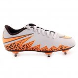 Nike Junior Hypervenom Phade II Soft Ground Football Boot Grey