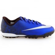 Nike Junior Mercurial Vortex II CR Astro Turf Football Boot Blue