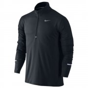 Nike Men's Dri-FIT Element Half-Zip Running Shirt Black