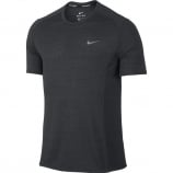 Nike Men's Dri-FIT Miler Running Tee Black/Silver