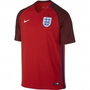 Nike Men's England Away Jersey 16/17 Red