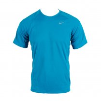 Nike Men's Miler Shortsleeve UV Tee Blue