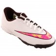 Nike Mercurial Vortex 2 Junior Astro Turf Football Boots White