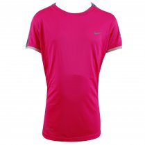 Nike Miler Short Sleeve Girl's Crew Neck T-Shirt Pink