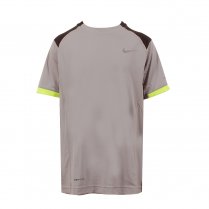 Nike Miler Short Sleeve Junior Crew Neck T-Shirt Grey