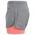 Nike Perforated Rival 2-in-1 Women's Shorts Light Grey