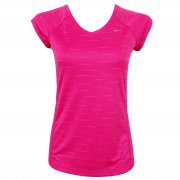 Nike Printed Miler Women's Tee Pink