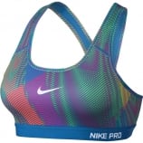 Nike Pro Classic Padded Frequency Women's Sports Bra Multi