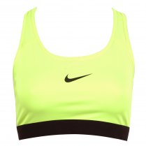 Nike Pro Classic Sports Bra Yellow