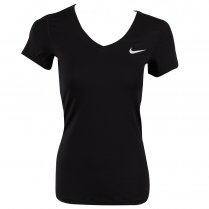 Nike Pro-Core Fitted Women's Short-Sleeved V-neck Tee Black