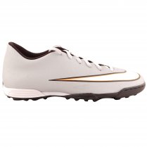 Nike Senior Mercurial Vortex II Astro Turf Football Boot CR7 Silver