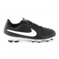 Nike Tiempo Genio Junior Firm Ground Football Boots Black