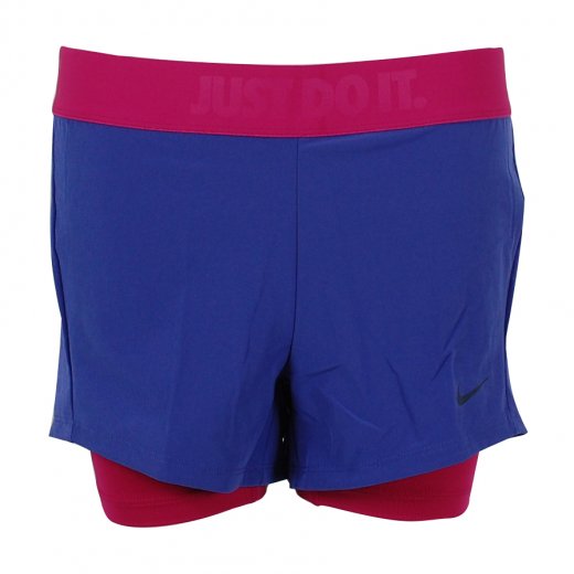 Nike Women's Circuit 2-in-1 Shorts Purple