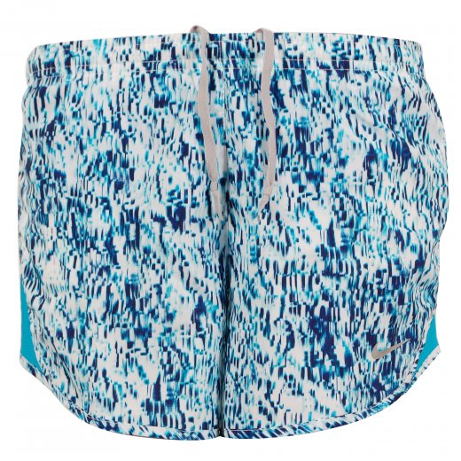 Nike Women's Printed Modern Tempo Short Light Blue