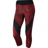 Nike Women's Pro Hypercool Tidal 3/4 Tights Red