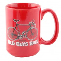 Old Guys Rule Cranky Mug Red