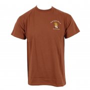 Old Guys Rule Five A Day Tee Light Brown