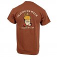 Old Guys Rule Five A Day Tee Light Brown