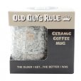 Old Guys Rule Shed Happens Mug Green