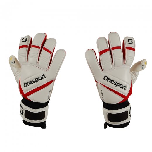 Onesport Premier Junior Goalkeeper Gloves White