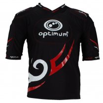 Optimum Tribal Senior Five Pad Protective Top Black & Red