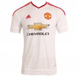 Manchester United 2015/16 Adult Away Replica Short Sleeve Shirt White