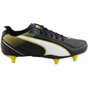 Puma Esquadra Soft Ground Junior Football Boots Black