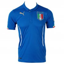 Puma Italy Home Shortsleeve Replica Jersey Blue