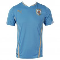 Puma Uruguay Home Shortsleeve Replica Jersey Blue