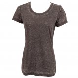 Reebok Studio Burnout Yoga Women's Tee Dark Grey