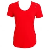 Reebok Women's Work Out Ready SpeedWick Tee Red