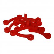 Football Net Clips Red