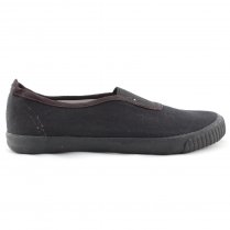 Reydon Gusset Kids Plimsolls Black