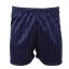 Striped Continental Junior Football Shorts Dark Blue