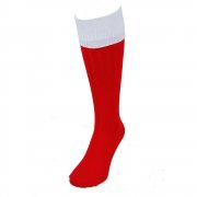 Turnover Club Football Sock Red/White