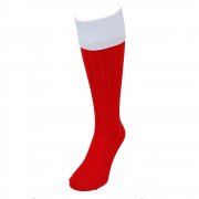 Reydon Turnover Jnr Sports Sock Red/White