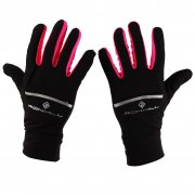 Switch Running Gloves Black with Pink